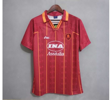 Roma 96/97 Home Red Soccer Jersey